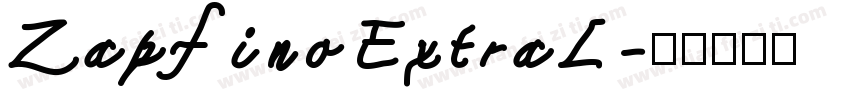 ZapfinoExtraL字体转换