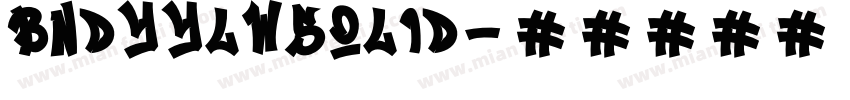 BndyYlwSolid字体转换