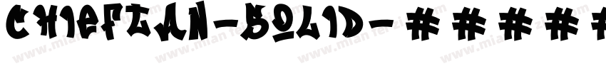 Chieftan-Solid字体转换