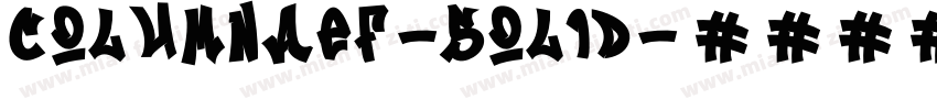 ColumnaEF-Solid字体转换