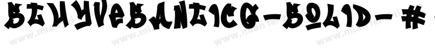 StuyvesantICG-Solid字体转换