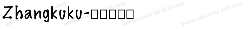Zhangkuku字体转换