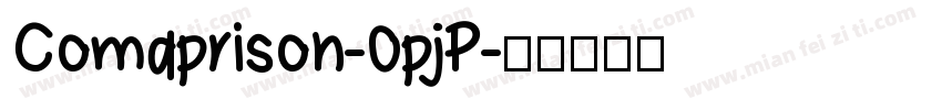 Comaprison-0pjP字体转换