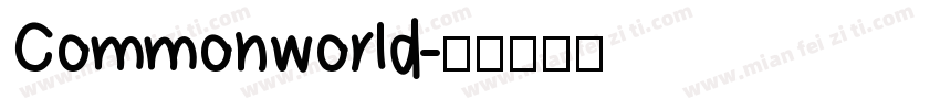 Commonworld字体转换