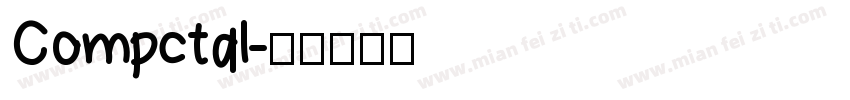 Compctal字体转换