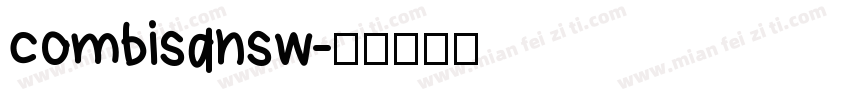 combisansw字体转换