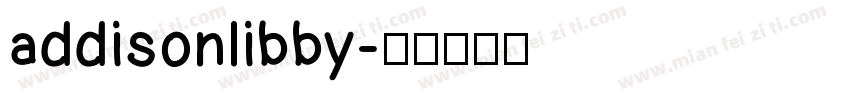 addisonlibby字体转换