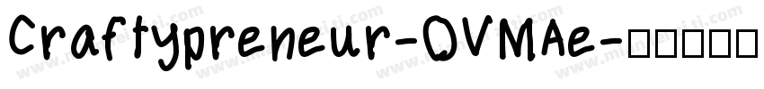 Craftypreneur-OVMAe字体转换