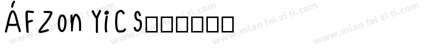 AFZonYiCS字体转换