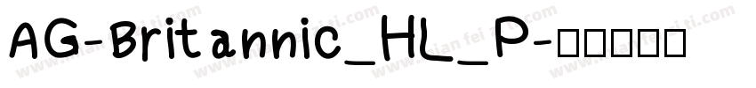 AG-Britannic_HL_P字体转换