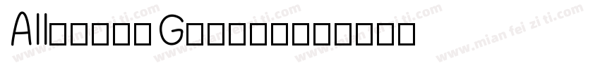 AIIRoundGothic字体转换