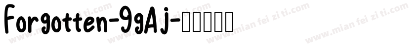Forgotten-9gAj字体转换