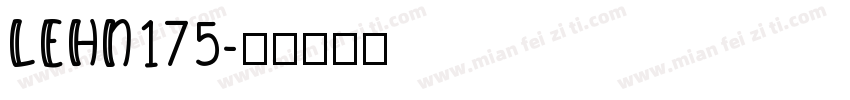 LEHN175字体转换