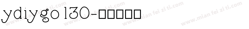 ydiygo130字体转换