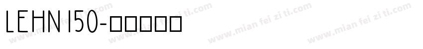 LEHN150字体转换