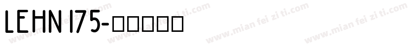 LEHN175字体转换