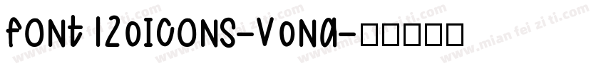 Font120Icons-v0nA字体转换