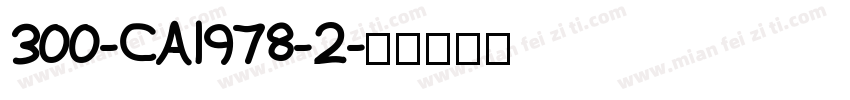 300-CAI978-2字体转换