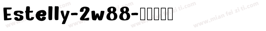 Estelly-2w88字体转换