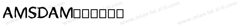 AMSDAM字体转换