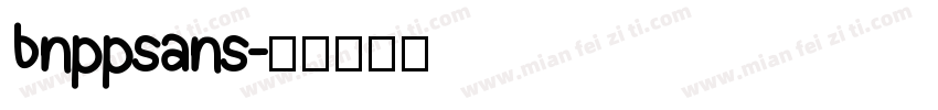 bnppsans字体转换