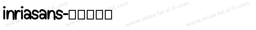 inriasans字体转换