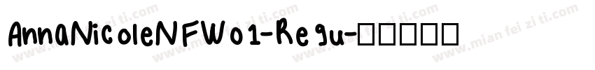 AnnaNicoleNFW01-Regu字体转换
