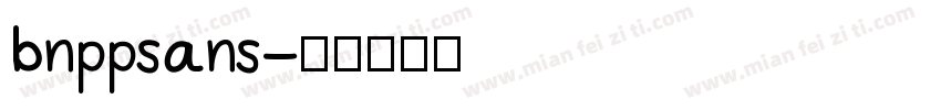 bnppsans字体转换