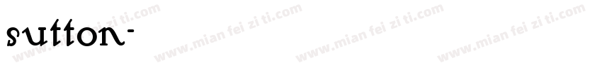 sutton字体转换