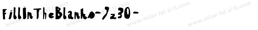 FillInTheBlanks-9z30字体转换