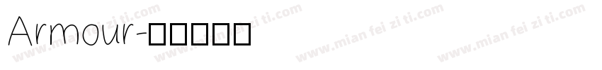 Armour字体转换