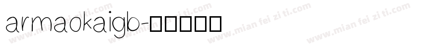 armaokaigb字体转换