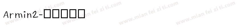 Armin2字体转换