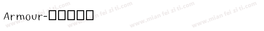 Armour字体转换