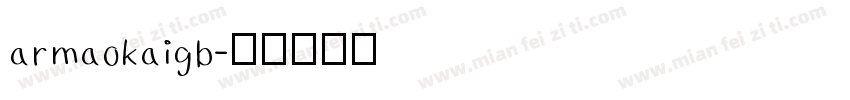 armaokaigb字体转换