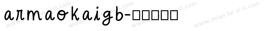armaokaigb字体转换