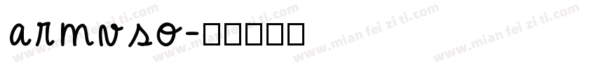 armvso字体转换