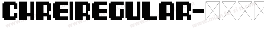 CHREIREGULAR字体转换