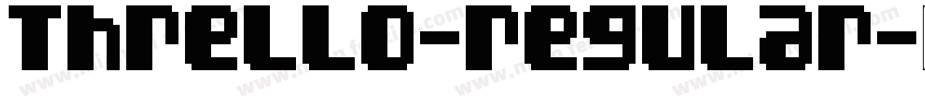 Thrello-regular字体转换