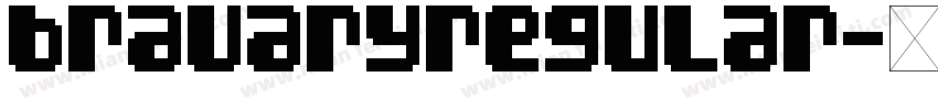 bravaryregular字体转换
