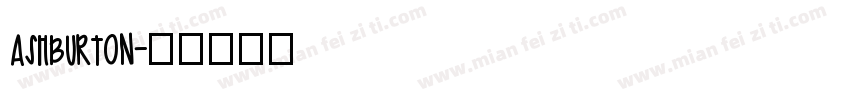 Ashburton字体转换