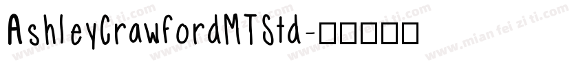 AshleyCrawfordMTStd字体转换