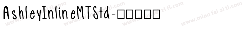 AshleyInlineMTStd字体转换