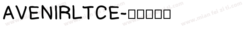 AVENIRLTCE字体转换