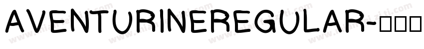 AVENTURINEREGULAR字体转换