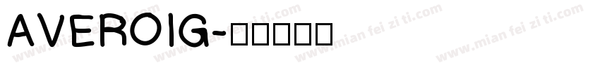 AVEROIG字体转换