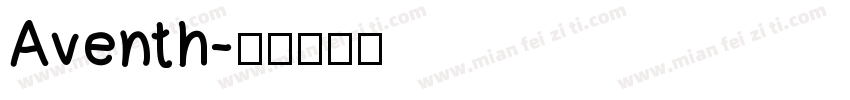 Aventh字体转换