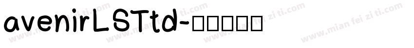 avenirLSTtd字体转换