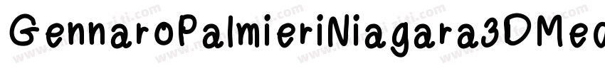 GennaroPalmieriNiagara3DMedium-lEaw字体转换