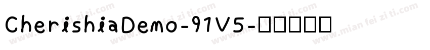 CherishiaDemo-91V5字体转换
